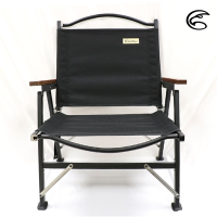 ADISI 望月復古椅 戶外露營折疊椅 AS20033 黑色