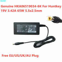 Genuine HKA06519034-6K 19V 3.42A 65W HKA06519034-6J AC Adapter For Huntkey Intel NUC GIMI LIGHTANK Laptop Power Supply Charger