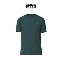 Kaos Lengan Pendek Pria NEW BALANCE NB RUN TSHIRT GREEN - LMT41222S XS