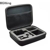 EVA Portable Storage Handbag Carry Case Travel DIY Foam Bag Protective Shockproof for Gopro Hero 9 8 7 6 5 Black Action Camera