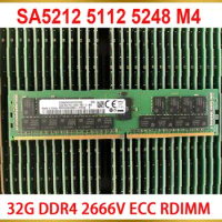 1 Pcs For Inspur Server Memory 32GB 32G DDR4 2666V ECC RDIMM RAM SA5212 5112 5248 M4