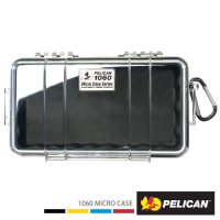 美國 PELICAN 1060 Micro Case 微型防水氣密箱-透明(黑)