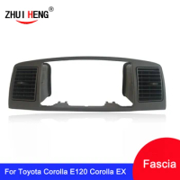 2 din Car radio Center Audio Radio GPS Plate Panel Frame Fascia Replacement For Toyota Corolla E120 Corolla EX BYD F3 Dash Kit