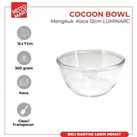 Mangkuk Kaca / Mixing Bowl Kaca / Cocoon Bowl 12 cm LUMINARC Kaca (2062001)(F4)