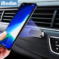 iBudim Car Phone Holder Magnetic Car Mobile Phone Mount Magnet Cell Phone Stand Telefon GPS Bracket for iPhone Xiaomi Samsung