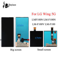For LG Wing 5G LMF100N LM-F100N LM-F100V F100TMK LM-F100 F100N F100 LCD Display Touch Screen Digitizer Panel Assembly