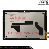 JCHQ Original LCD 12.3" For Microsoft Surface Pro 5 Pro 6 1796 LCD Display Touch Screen Digitizer Assembly Replacement