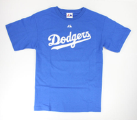 美國百分百【全新真品】Majestic MLB 道奇 DODGRS Matt Kemp 寶藍色 男生 短T恤 T-shirt 大尺吋