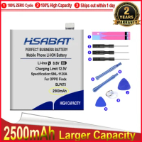 HSABAT 0 Cycle 2500mAh BLP675 Battery for Oppo Find X 256G (No 128G) High Quality Mobile Phone Replacement Accumulator