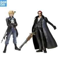 Original BANDAI One Piece Anime Tamashii Nations Figuarts ZERO Sabo Shanks Action Figure Collection Model for Toy Birthday Gifts