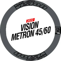 Two Wheel Sticker for 2022 METRON 45 60 SL DISC Brake Road Bike Carbon Wheel Race Cycling Bicycle Decals