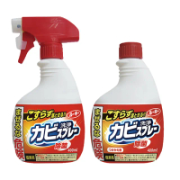 【第一石鹼】日本Daiichi 衛浴磁磚地壁磚用除霉噴霧1+1件組(本體400ml+補充瓶400ml/日本製)
