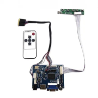 HDMI+VGA Control Board Monitor Kit for LTN140AT02 LP140WH1 B140XW01 LCD LED Screen Controller Board Driver