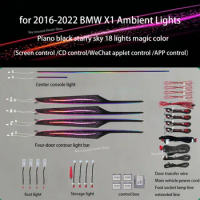 Car Ambient Light Set For BMW X1 2016-2022 Auto Door Audio Ambient Light Atmosphere light modification