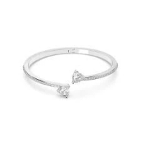 Swarovski 施華洛世奇 SWAROVSKI施華洛世奇 Mesmera 手鐲心形白色鍍銠手鍊 5535354 S 1pc