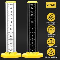 2Pcs Equal Height Ruler Aluminum Alloy Woodworking Equal Height Ruler High Precision Positioning Horizontal Elevation Ruler