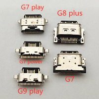 10pcs Micro USB Type C Jack Connector Data charging port tail plug For Motorola Moto G6 G7 Power G7 Play G8 PLUS G9 Play G10 G50