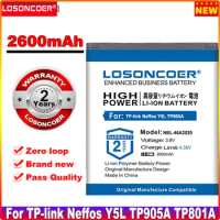 LOSONCOER 2600mAh NBL-46A2020 Battery For TP-link Neffos Y5L TP905A TP801A Good Quality