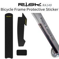Risk Bicycle Stickers MTB Adhesive Tape Bike Frame Protector Chainstay Chain Stay Protector For Road Bike Frame