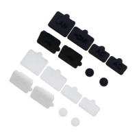 1set Silicone Dust Plug Set Antidust Cover Dustproof For Nintendo Switch OLED Lite Console Accessories