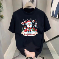 COD ZB1 HOME  เสื้อยืดเเฟชั่น สกรีนลายคริสต์มาส น่ารัก เนื้อผ้าคุณภาพดี เนื้อผ้านิ่ม เด้งใส่สบาย ส่ง