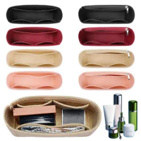 1Pcs Storage Bags Insert Bag Durable Portable Felt Bag Organizer Travel Multi-Pocket Linner Bag for Longchamp Mini Bag