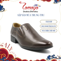 TOP [SĂN SALE GIỮA THÁNG 10]-Giày Da Nam Bit Loafer Tomoyo TMN06402