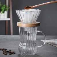 Coffee Tools Coffeeware Teaware Teapot Glass Coffee Pot Kitchen Accessories Hand Drip Kettle Tea Percolator Set Jug Ware Ware