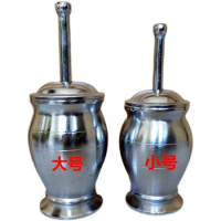 Thickened cast iron pounding pot mortar pot medicine pot traditional Chinese medicine large medium