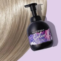 [แชมพูม่วง สว่างเทา] mise en scene Hello Bubble Color Purple Shampoo 400 ML. คําแนะนําผลิตภัณฑ์ใหม่ข