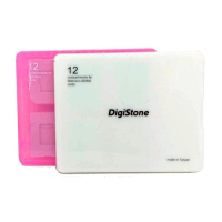 DigiStone 記憶卡收納盒冰凍粉+靓白色 X2個 (含Micro SD裸卡盤X4)