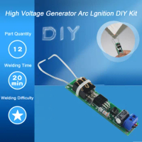 High Voltage Generator Arc Igniter DIY Kit Lighter Kit Arc Generator Kit for DIY Electronic Production Suite DC3-5V