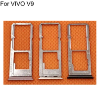 For VIVO V9 New Original Sim Card Holder Tray Card Slot For VIVO V 9 Sim Card Holder