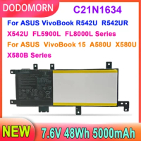 DODOMORN C21N1634 2ICP4/59/134 Laptop Battery For ASUS VivoBook 15 A580U X580U X580B Series R542U R542UR X542U FL5900L FL8000L