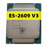 ใช้ Xeon CPU E5-2609V3 SR1YC 1.90กิกะเฮิร์ตซ์6-Cores 15เมตร LGA2011-3 E5-2609 V3โปรเซสเซอร์2609V3จัดส่งฟรี E5 2609 V3