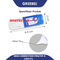 tip x / tip ex cair / correction pen kecil biru greebel (120717)