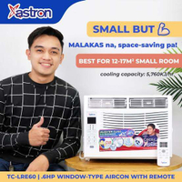 ASTRON 0.6HP window type aircon with remote