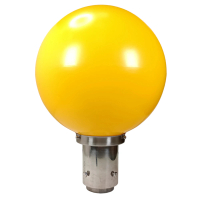 【彩渝】250MM PE 3英吋底座 庭園燈(戶外球形庭園燈 球形燈罩 觀景燈 造景燈 可搭LED)