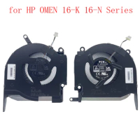 Replacement CPU+GPU Cooling Fan for HP OMEN 16-K 16-N Series TPN-Q280
