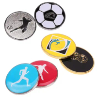 Sport Football Pattern Pick Edge Referee Side Toss Coin Football Whistle Loudly Fair Play Match Referee Tennis Soccer Match Tool