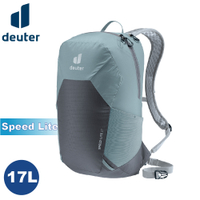 【Deuter 德國 17L SPEED LITE 超輕量旅遊背包《深灰/黑》】3410122/戶外休閒包/登山包/攻頂包