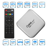 4K H265 Set Top Box 8GB+128GB Amlogic S905L Quad Core TV Box 24G WIFI Media Player Android 101 Smart Home Theater