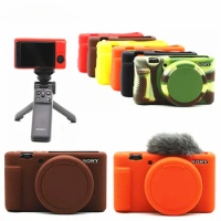 ZV1 Silicone Armor Skin Case Camera Body Cover Protector for Sony ZV-1 Digital Cameras