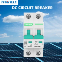 DC MCB Battery Switch Solar Mini Circuit Breaker L7 2P 1000VDC Short Circuit Protection 10A 16A 20A 25A 32A 40A 63A PV