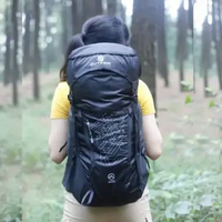 CARRIER 45 LITER TASUNG PRIA WANITA CARIER TAS HIKING OUTDOOR KERIL TAS RANSELUNG CARIEL OUTFRAI HIT