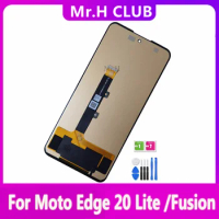 Incell For Motorola Edge 20 Fusion LCD Touch Display Screen For Motorola Edge 20 Lite XT2139-1 LCD Replace Assembly Sensor