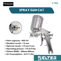 Spray Gun Sagola F-75G Semprotan Cat Kompresor Tabung Atas 400 ml Semprotan Cat Air Cat Minyak Origi