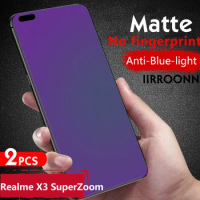 2Pcs/lot Matte Anti Blue Light Tempered Glass For Realme X3 SuperZoom Screen Protector For Realme X3 X50 Pro realme 6Pro Glass