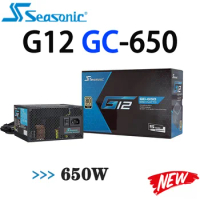 650W GAMING Computer Power Supply Intel ATX 12V Seasonic G12-GC-650 Power Supply 80 PLUS Gold SATA GAMING Ample +12 V Output