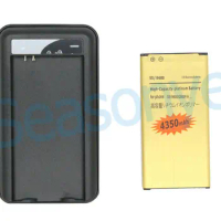 4350mAh EB-BG900BBC / EB-BG900BBE Gold Replacement Battery + Charger For Samsung Galaxy S5 SV i9600 i9602 i9605 G900F G900T G900